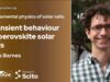 Transient behaviour of perovskite solar cells