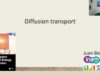 13. Diffusion transport