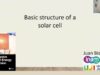 14. Basic structure of a solar cell