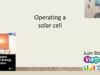 18. Operating a solar cell
