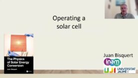 18. Operating a solar cell