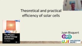 21. Theoretical and practical efficiency of solar cells