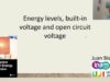 22. Energy levels, built-in voltage and open circuit voltage