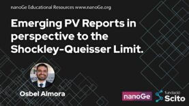 Emerging PV Reports in perspective to the Shockley-Queisser Limit