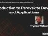 Introduction to Perovskite Devices and Applications