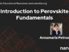 Introduction to Perovskite Fundamentals
