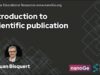 Introduction to scientific publication