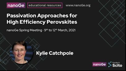 Passivation Approaches for High Efficiency Perovskites