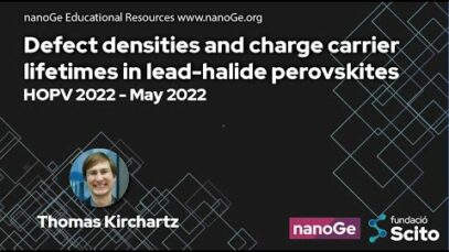Defect densities and charge carrier lifetimes in lead-halide perovskites